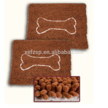 saugfähige Chenille Haustierfutter Hundematte